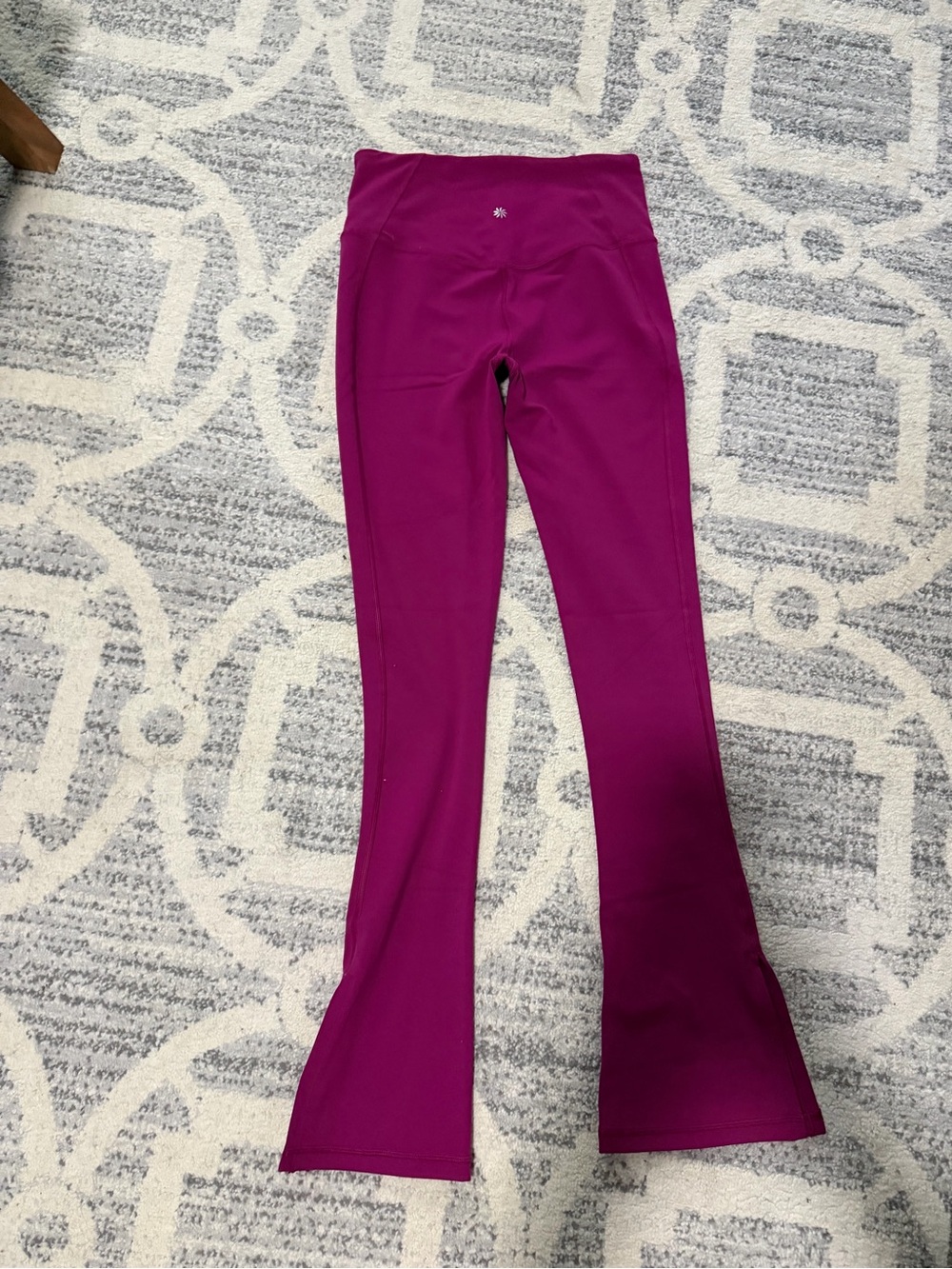 Athleta Women’s Magenta split Flare Leggings